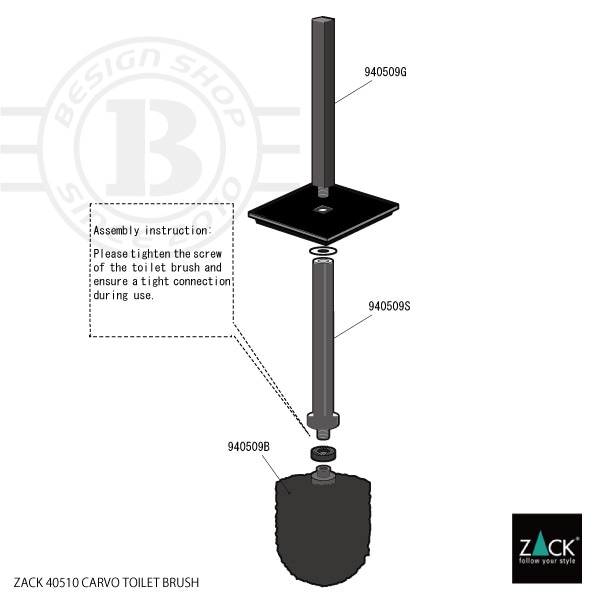 ZACK 40510 CARVO �ɥ���ZACK���������ǥ�����Υȥ���֥饷 �ޥåȥ֥�å� ���դ������� DIY [�߸�ͭ��]