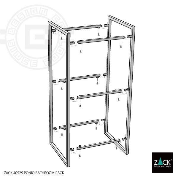 ZACK 40529 PONIO �ɥ���ZACK���������ǥ�����ΥХ��롼���å� MP  [�߸�ͭ��]