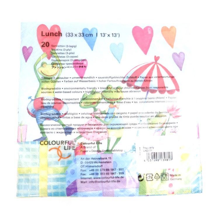 �����ʥץ���(20����)33��33cm PAPER+DESIGN �ե��å� ���꡼�� �ϡ��� LN0771 [�߸�ͭ��]