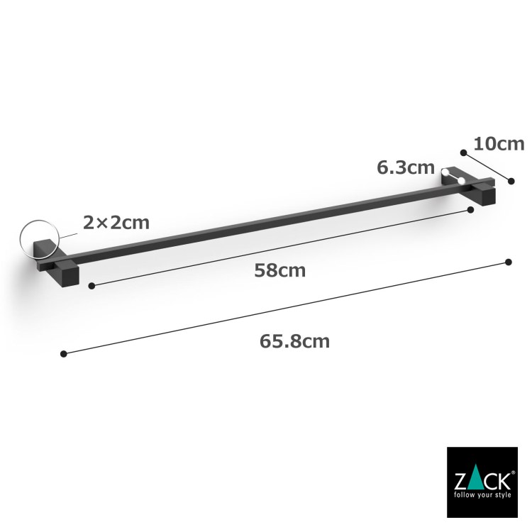 ZACK 40502 CARVO �ɥ���ZACK���������ǥ�����Υ�����졼�� �ޥåȥ֥�å�65.8cm ���դ������� DIY [�߸�ͭ��]