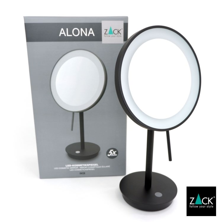 ZACK 40142 ALONA  �ɥ���ZACK���������ǥ������LED �ᥤ�����åץߥ顼(X5��) �ޥåȥ֥�å��ž夲 [�߸�ͭ��]