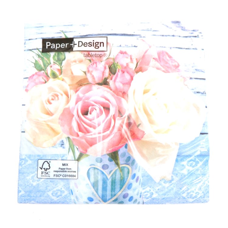 �����ʥץ���(20����)33��33cm PAPER+DESIGN ������ �忧�ߥԥ� PD200357 [�߸�ͭ��]