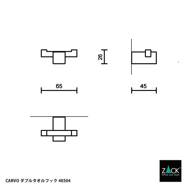 ZACK 40504 CARVO �ɥ���ZACK���������ǥ�����Υ��֥륿����եå� �ޥåȥ֥�å� ���դ������� DIY [�߸�ͭ��]