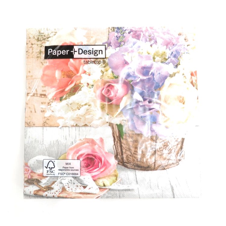 �����ʥץ���(20����)33��33cm PAPER+DESIGN ������ �ѡ��ץ�ߥԥ󥯡ߥ������� PD200538 [�߸�ͭ��]