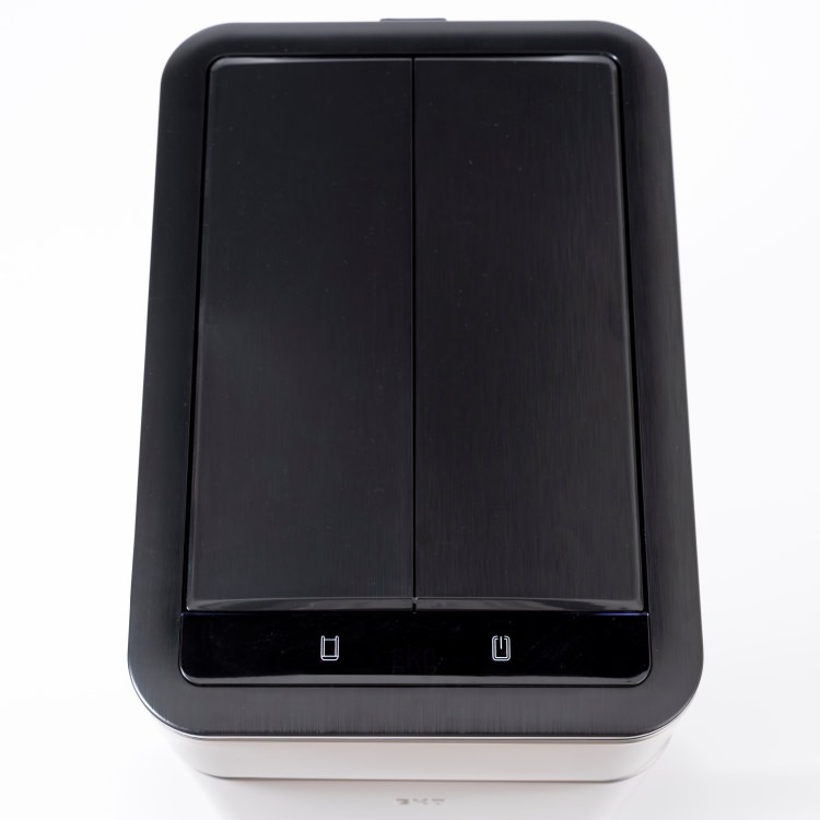 EKO(������������) �ե���ȥ�ץ� ���󥵡��ӥ�18L�å���Ȣ 2��Ÿ��(�֥�å�/����С�) ���󥵡������� ���ƥ�쥹 ���� �ߥ� EK9577-18L