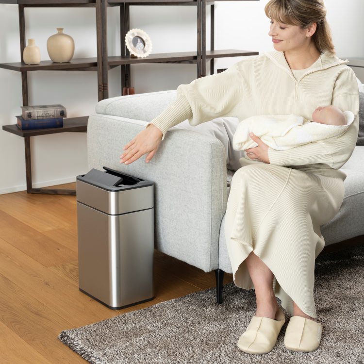 EKO(������������) �ե���ȥ�ץ� ���󥵡��ӥ�18L�å���Ȣ 2��Ÿ��(�֥�å�/����С�) ���󥵡������� ���ƥ�쥹 ���� �ߥ� EK9577-18L