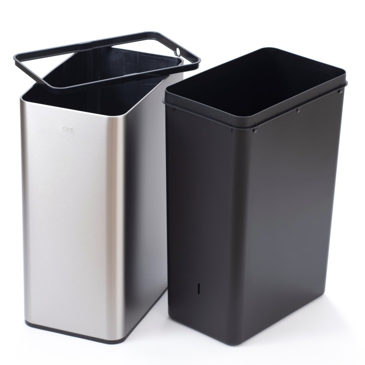 EKO(������������) �ե���ȥ�ץ� ���󥵡��ӥ�18L�å���Ȣ 2��Ÿ��(�֥�å�/����С�) ���󥵡������� ���ƥ�쥹 ���� �ߥ� EK9577-18L