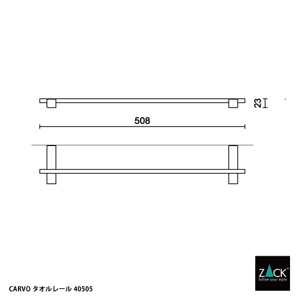 ZACK 40505 CARVO �ɥ���ZACK���������ǥ�����Υ�����졼�� �ޥåȥ֥�å�50.8cm ���դ������� DIY [�߸�ͭ��]