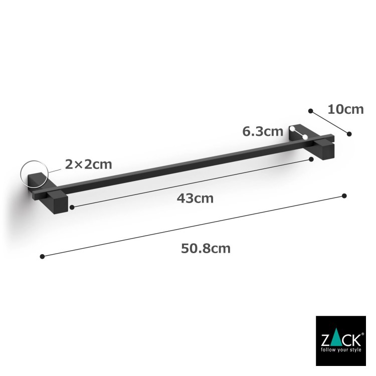 ZACK 40505 CARVO �ɥ���ZACK���������ǥ�����Υ�����졼�� �ޥåȥ֥�å�50.8cm ���դ������� DIY [�߸�ͭ��]