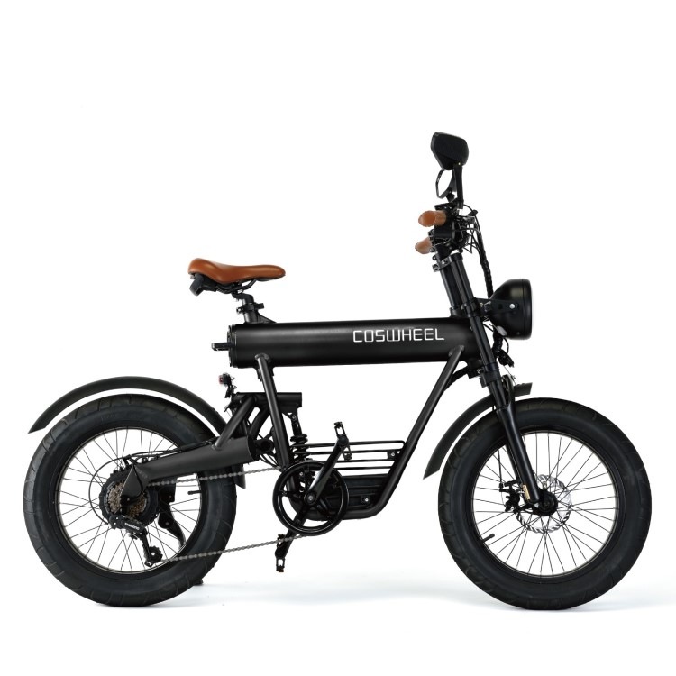 電動ハイブリッドバイク COSWHEEL Smart EV マットブラック｜公道仕様 