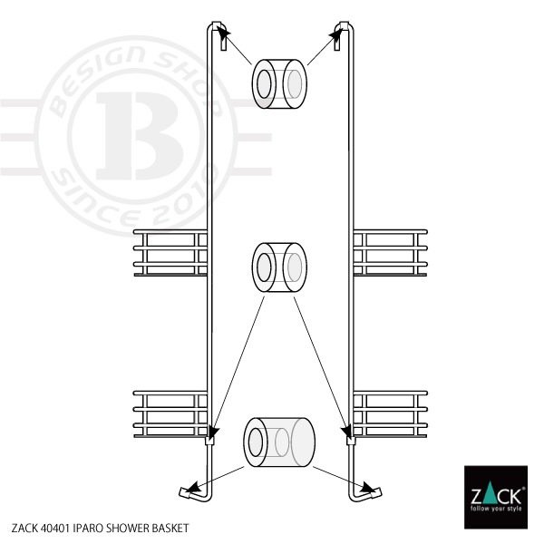 ZACK 40401 IPARO �ɥ���ZACK���������ǥ�����Υ����Х����å� MP [�߸�ͭ��]