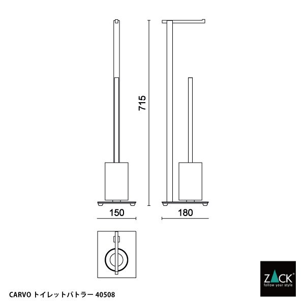 ZACK 40508 CARVO �ɥ���ZACK���������ǥ�����Υȥ���åȥڡ��ѡ�������� �ȥ���åȥХȥ顼 �ޥåȥ֥�å� [�߸�ͭ��]