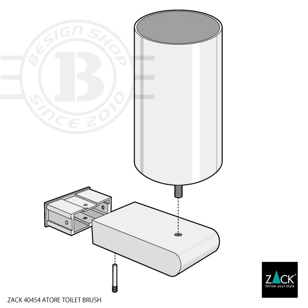 ZACK 40454 ATORE �ɥ���ZACK���������ǥ�����Υȥ���֥饷 ���դ������� DIY MP [�߸�ͭ��]