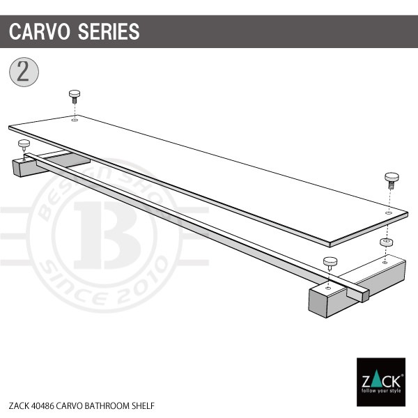 ZACK 40486 CARVO �ɥ���ZACK���������ǥ�����ΥХ��롼�ॷ����� ���դ������� DIY HL [�߸�ͭ��]
