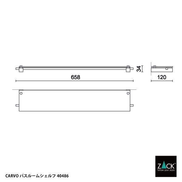 ZACK 40486 CARVO �ɥ���ZACK���������ǥ�����ΥХ��롼�ॷ����� ���դ������� DIY HL [�߸�ͭ��]
