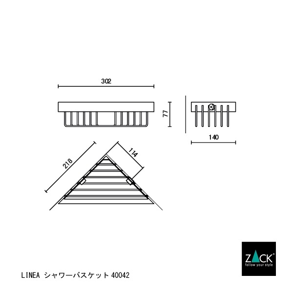 [����] ZACK 40042 LINEA �ɥ���ZACK���������ǥ�����Υ����Х����å� ���դ������� DIY MP