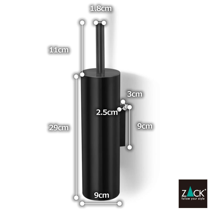 [����ץ���] ZACK 40448 TUBO �ɥ���ZACK���������ǥ�����Υȥ���֥饷 �ޥåȥ֥�å� ���դ������� DIY [�߸�ͭ��]