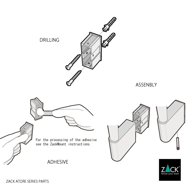 [����] ZACK 40461 ATORE �ɥ���ZACK���������ǥ�����Υ������� ���դ������� DIY