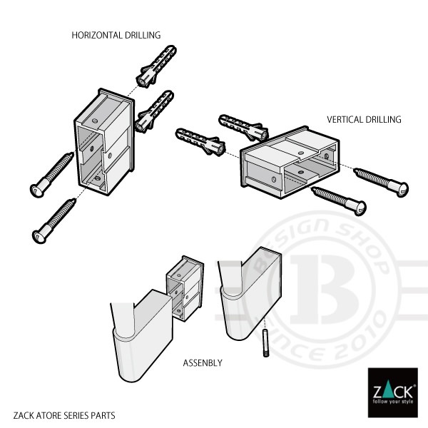 ZACK 40462 ATORE �ɥ���ZACK���������ǥ�����Υ�����ۥ���� ���դ������� DIY MP [�߸�ͭ��]