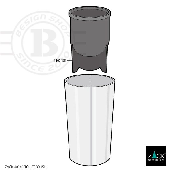 ZACK 40345 LYOS �ɥ���ZACK���������ǥ�����Υȥ���åȥ֥饷  MP [�߸�ͭ��]