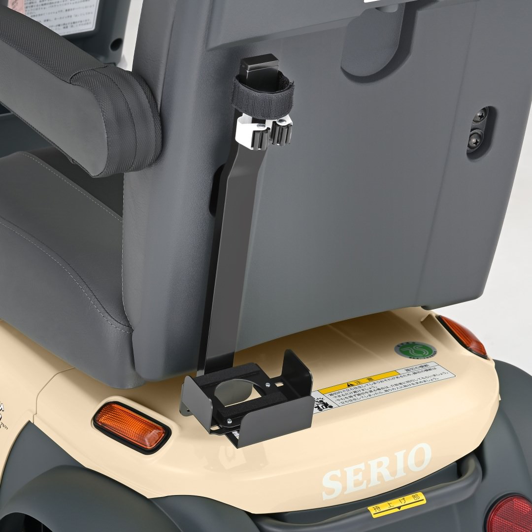 電動カートオプション] Serio 遊歩スマイルアルファ用 多点杖ホルダー