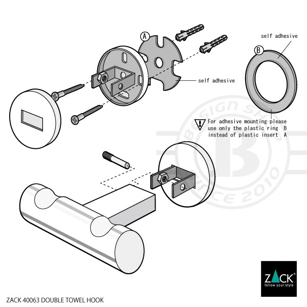 ZACK 40063 SCALA ɥZACKǥΥ֥륿եå դ DIY MP  [߸ͭ]