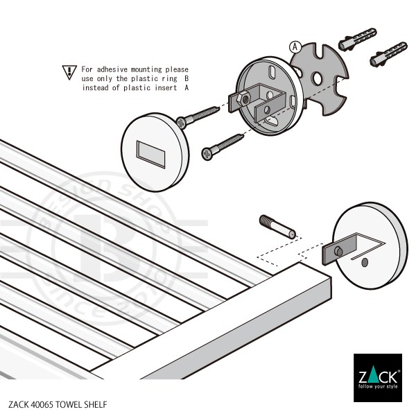 [����]ZACK 40065 SCALA �ɥ���ZACK���������ǥ�����Υ����륷����� 66cm ���դ������� DIY MP