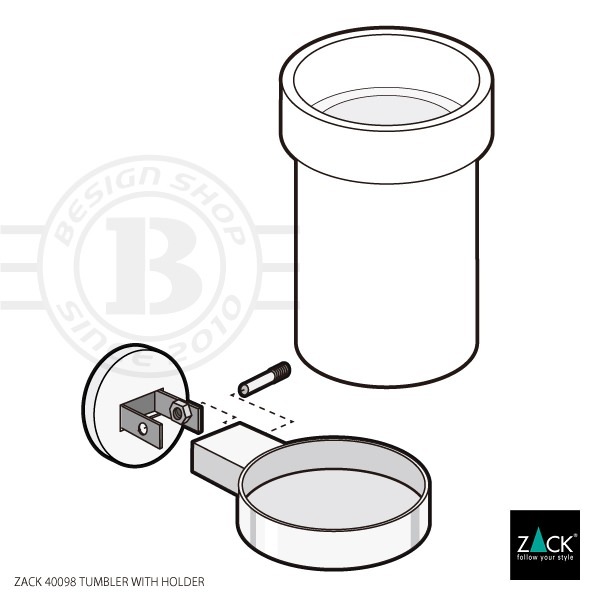 ZACK 40098 SCALA ɥZACKǥΥ֥顼ȥۥΥå դ DIY MP [߸ͭ]