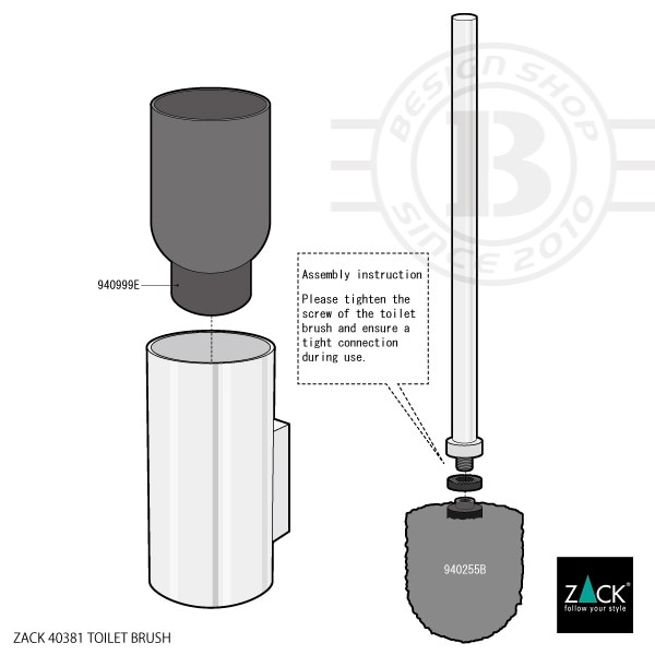 ZACK 40381 LINEA �ɥ���ZACK���������ǥ�����Υȥ���֥饷 ���դ������� DIY HL [�߸�ͭ��]