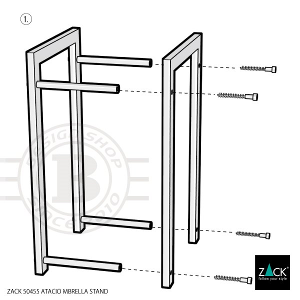 [����] ZACK 50455 ATACIO �ɥ���ZACK���������ǥ�����Υ���֥�饹�����(��Ω��)  HL