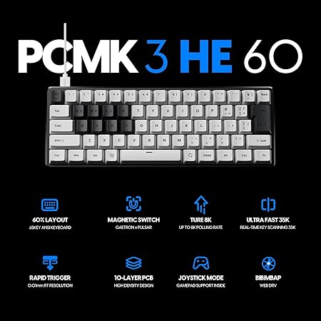 JIS】Pulsar PCMK 3 HE 60 （日本語配列） | ゲーミングキーボード