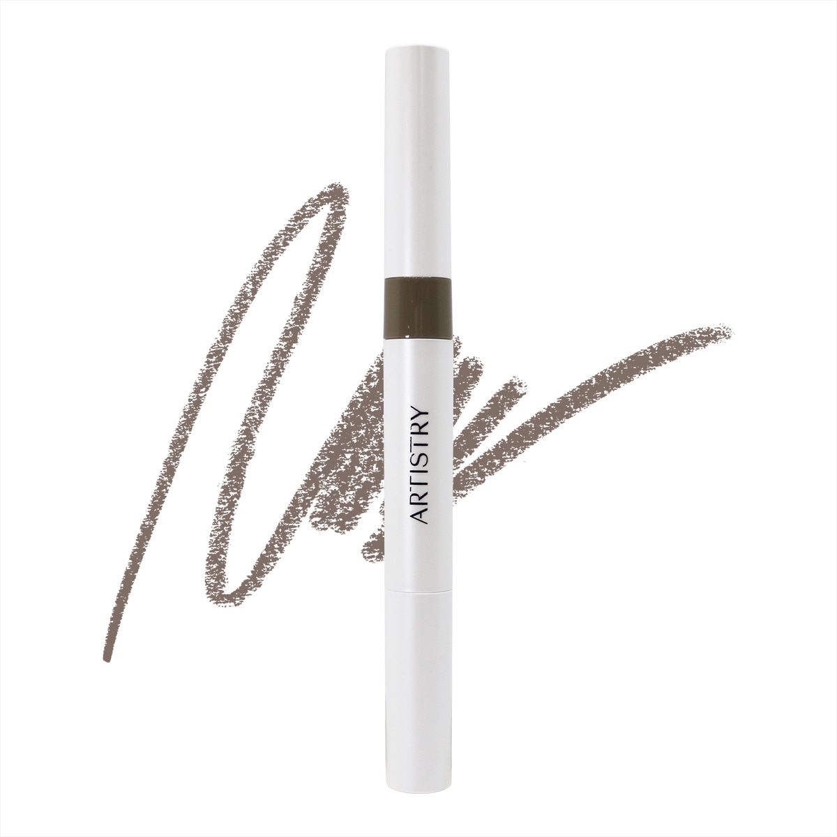 アムウェイ 2イン1 ブローペンシル&マスカラ（トープ）