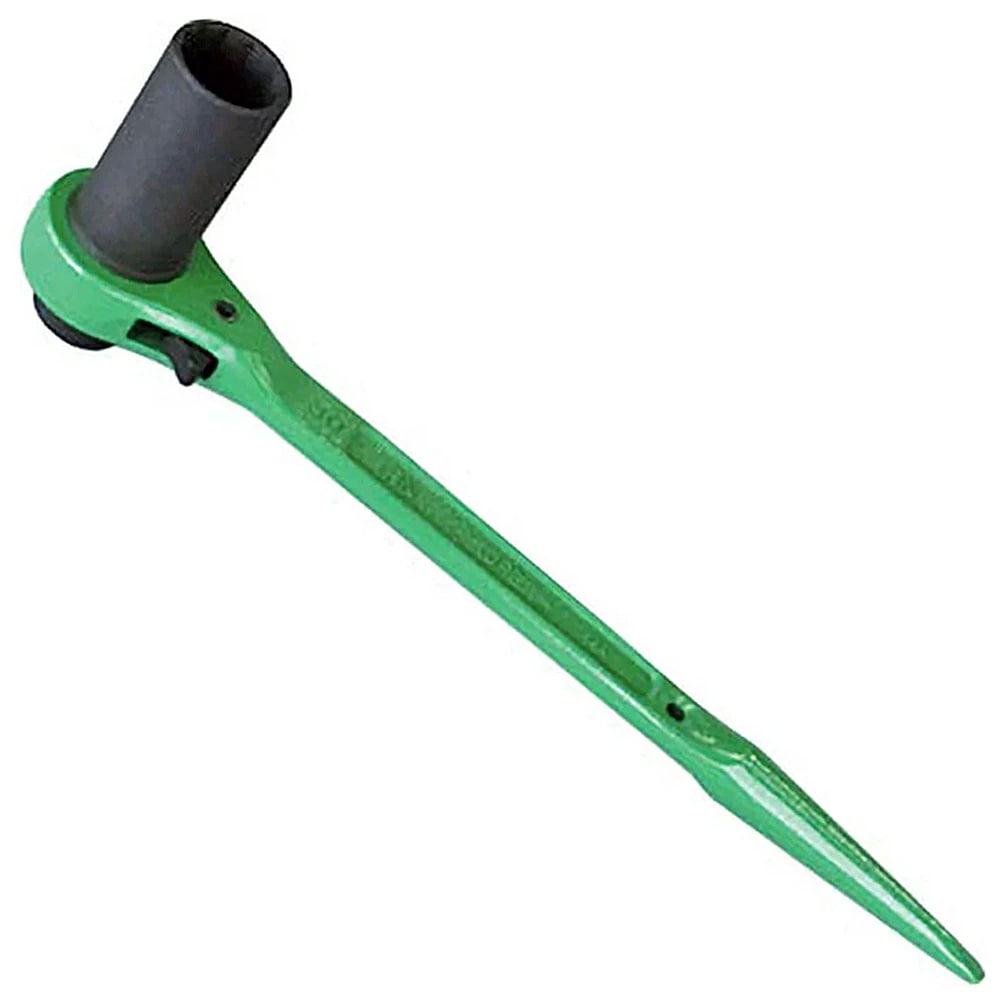 おこてつL たのめーる】スーパーツール 両口ラチェットレンチ 爪式片口