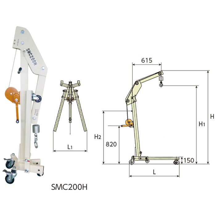 スーパーツール マルチクレーン SMC10050 スーパーツール マルチクレーン(低床型) SMC10050 スーパー マルチ