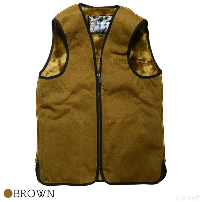 【期間限定SALE／30%OFF】バブアー ファーライナー ベスト ジレ リバーシブル  Barbour FUR LINER 2way 