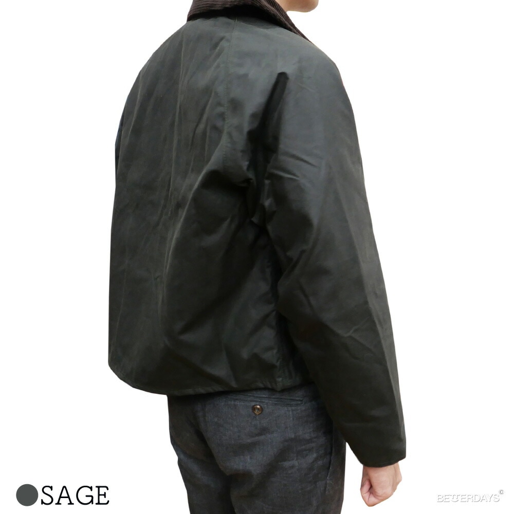 2073て　バブアー　24AW スペイ　ワックス　レザー　コットン バブアー スペイ ワックスド コットン ショートブルゾン Barbour SPEY