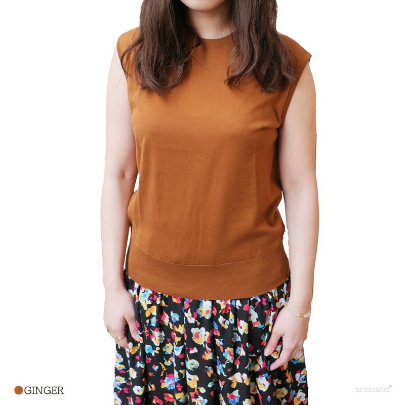 プルオーバー ノースリーブニット ジョンスメドレー クルーネックシャツ コモンフィット シーアイランドコットン NEW COMMON FIT S4553 JOHN SMEDLEY