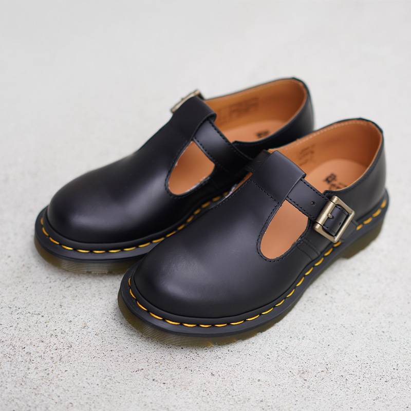 ドクターマーチン レディース POLLEY Tバーシューズ Dr.Martens CORE POLLEY T BAR SHOE 22cm-29cm 【国内正規品】 到着後1か月以内にレビューを書いて次回10000円以上で1000円OFFクーポン配布中