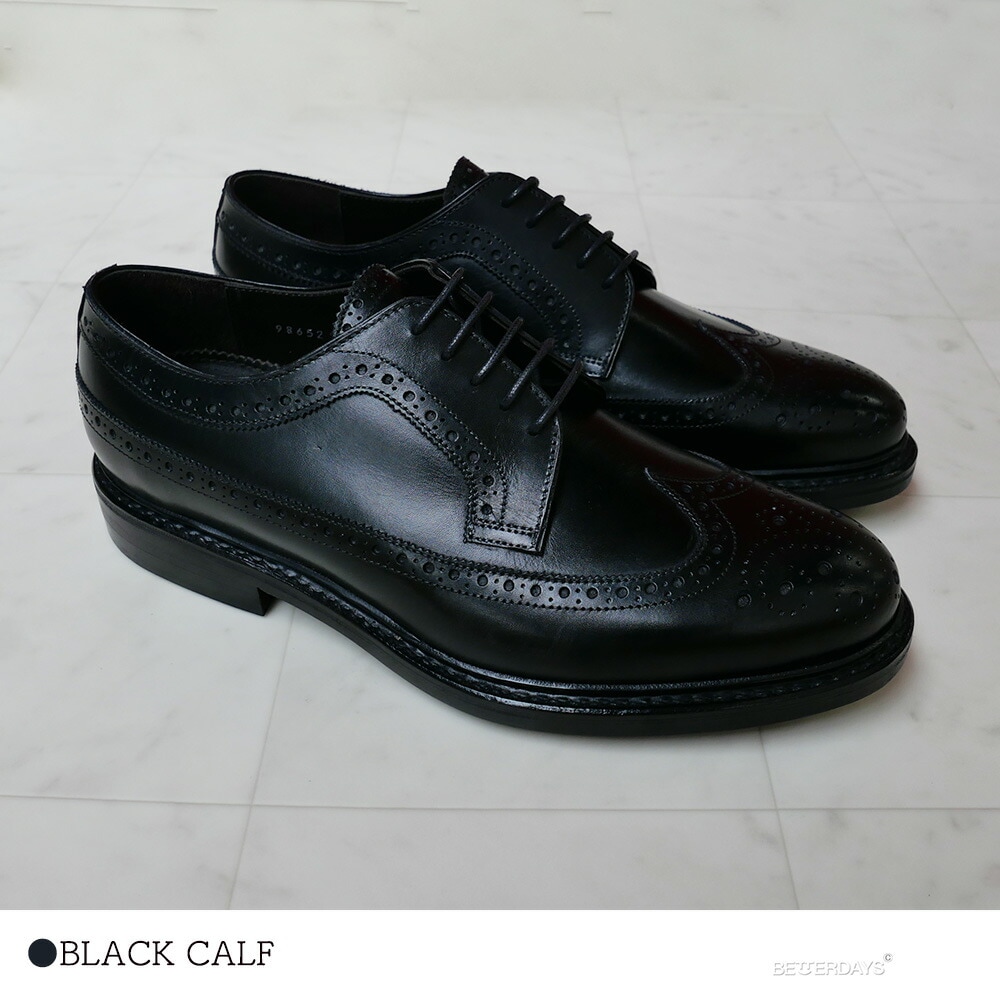 ウイングチップ  ジャランスリワヤ ジャラン スリウァヤ ビジネスシューズ CALF LEATHER ダイナイトソール BLACK DAINITE SOLE  JALAN SRIWIJAYA