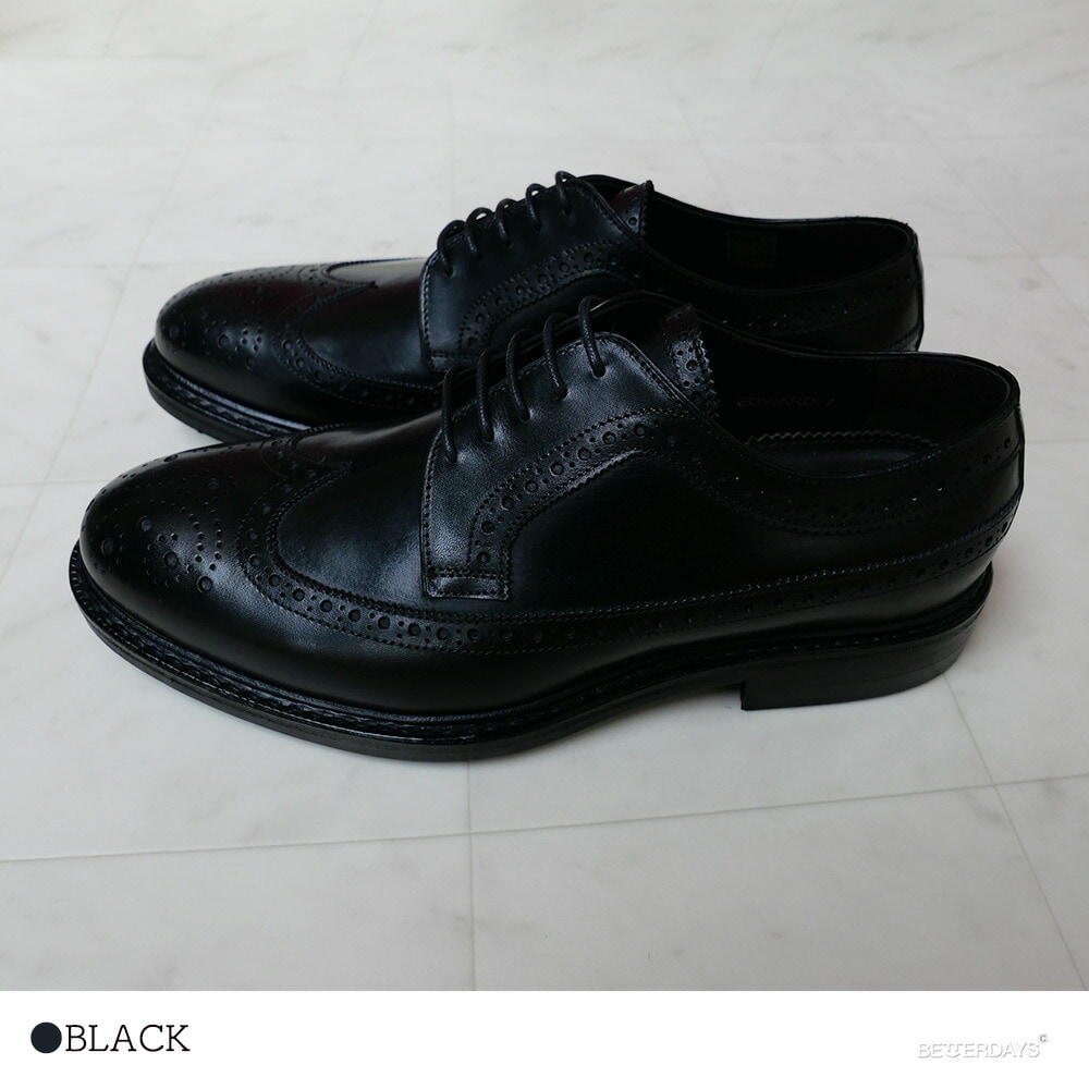 ウイングチップ  ジャランスリワヤ ジャラン スリウァヤ ビジネスシューズ CALF LEATHER ダイナイトソール BLACK DAINITE SOLE  JALAN SRIWIJAYA