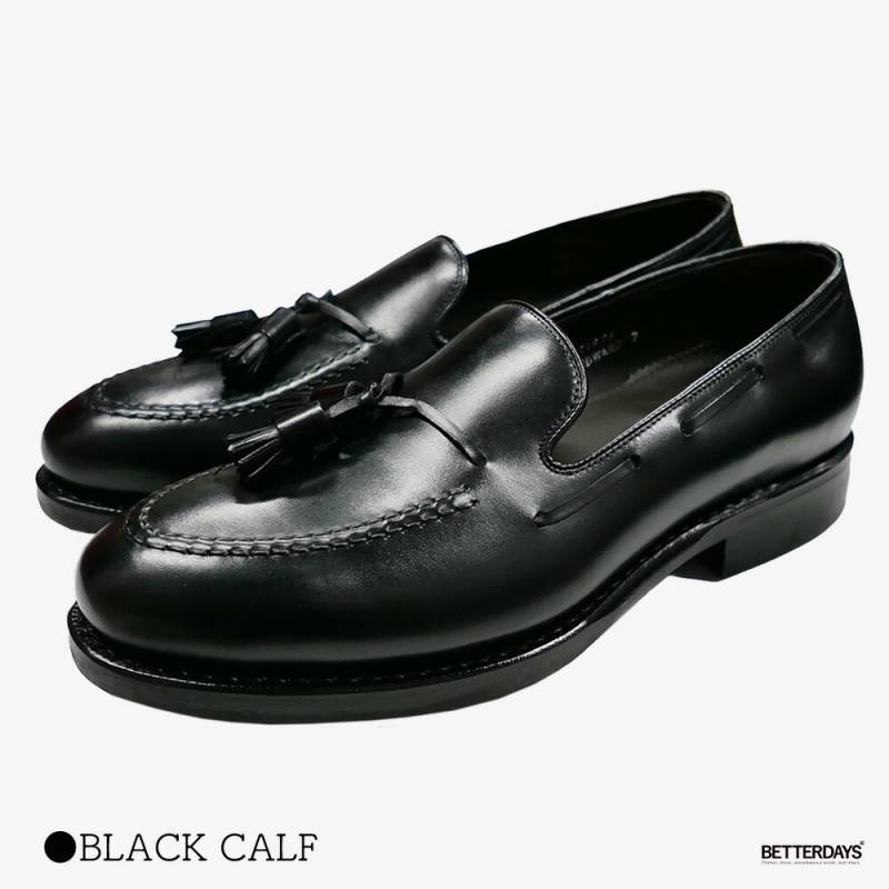 タッセルローファー  ジャランスリワヤ ジャラン スリウァヤ BLACK LEATHER SOLE TIRTA DAINITE SOLE  JALAN SRIWIJAYA