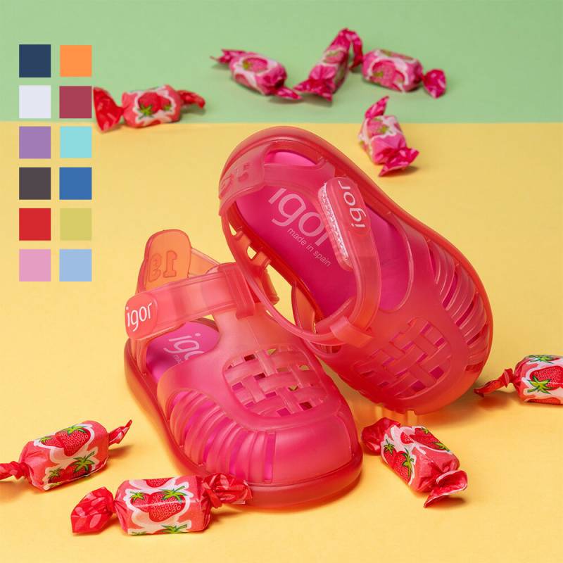 サンダル  イゴール トビー ベルクロ 11cm-17cm スペイン ブランド 靴 ジュニア S10233  igor TOBBY VELCRO 