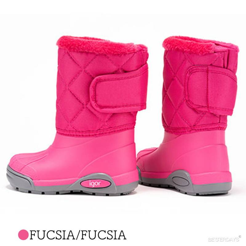 レインブーツ  イゴール キルティング igor TOPO SKI NYLON 13cm-17cm 