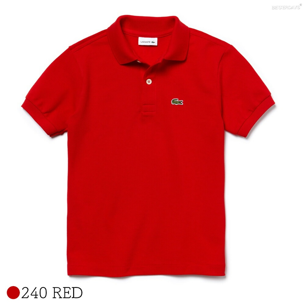 ポロシャツ  ラコステ ボーイズ 半袖 トップス 90-140cm  LACOSTE Boys