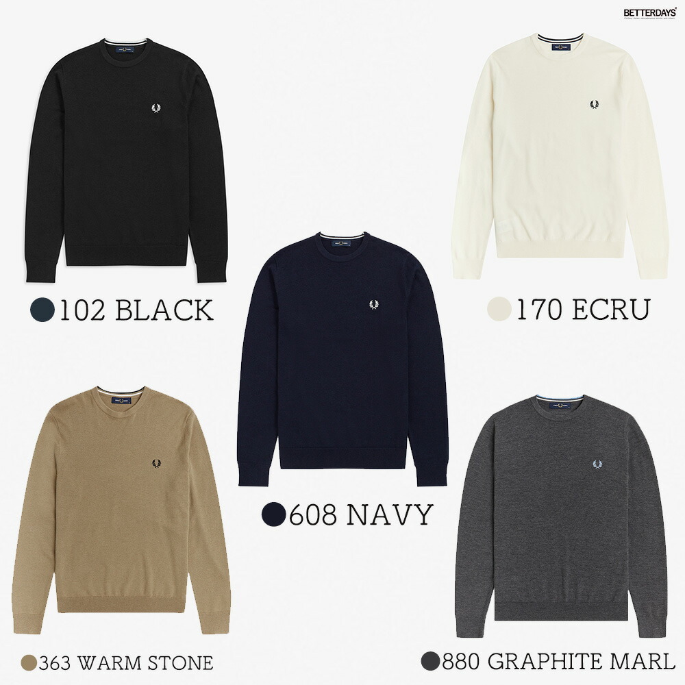 FRED PERRY/クルーネックニット | BRANDS,F,FRED PERRY フレッドペリー