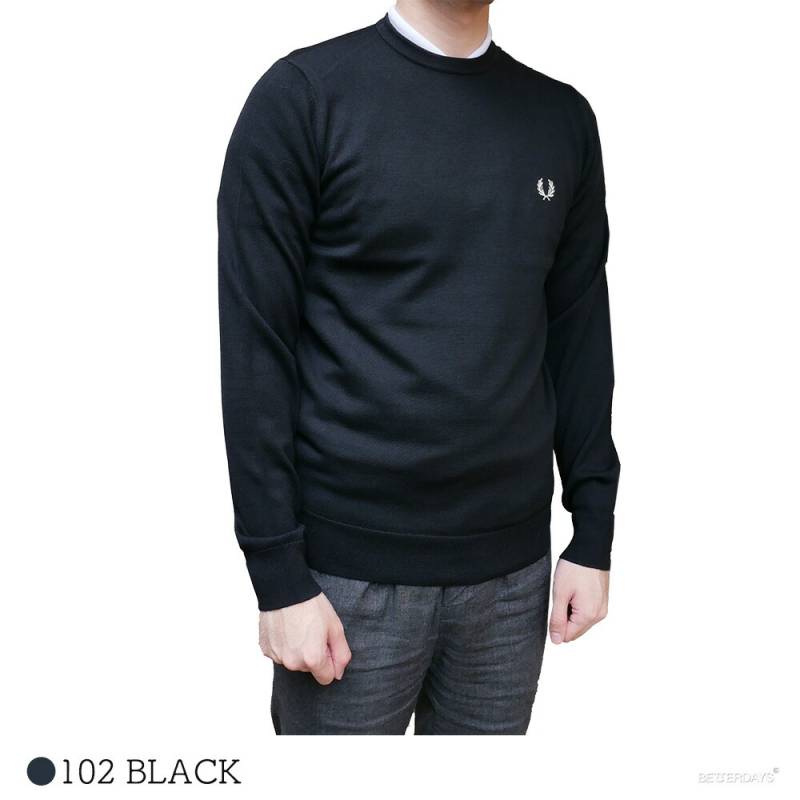 FRED PERRY/クルーネックニット