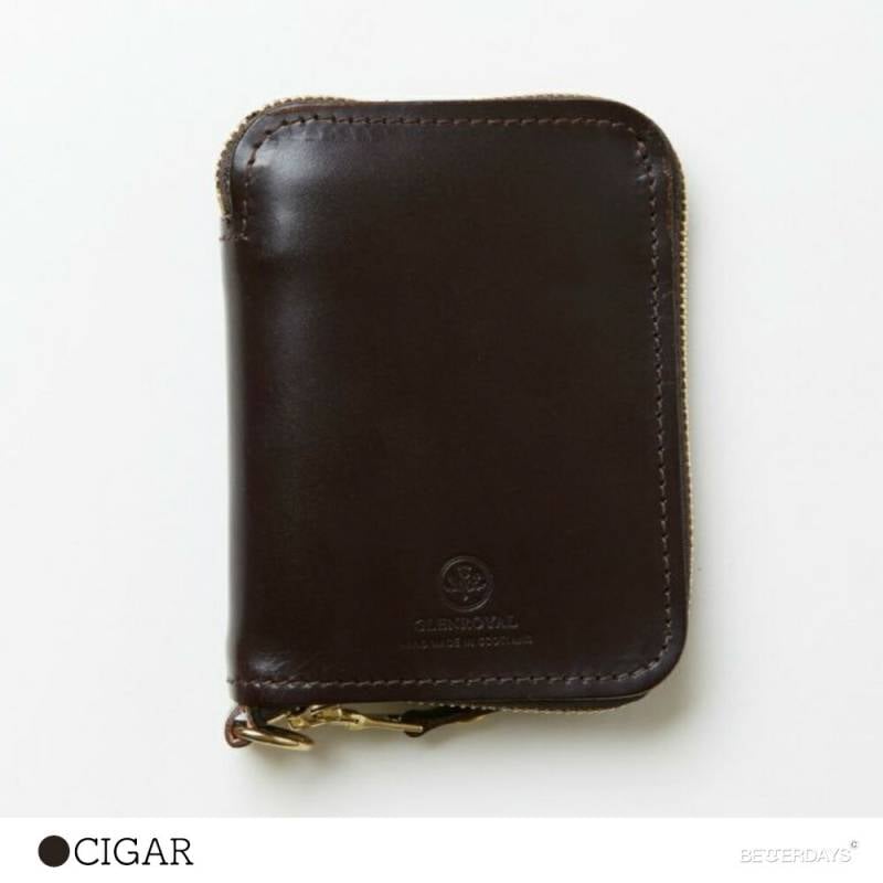【SALE／10%OFF】財布  二つ折り 本革 グレンロイヤル ジップアラウンドスモールウォレット ZIP AROUND SMALL WALLET GLENROYAL