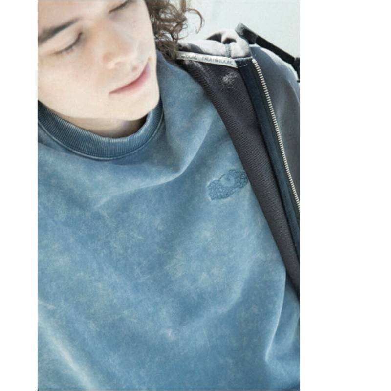 【SALE/20%OFF】トレーナー 胸刺繍 ケミカルウォッシュ トレーナー フルーツオブザルーム FRUIT OF THE LOOM