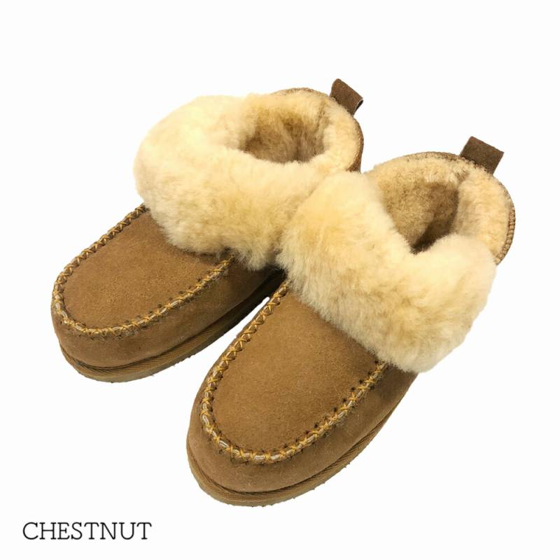 ムートンアンクルブーツ ムートンブーツ シェパード SHEPHERD ALBINA ファー付き SLIPPERS 23-25.5cm