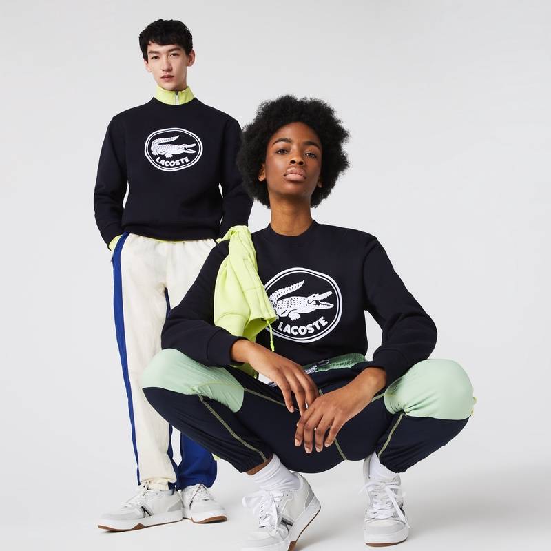 トレーナー スウェット ラコステ 3Dロゴオーガニックコットンスウェットシャツ   長袖  LACOSTE
